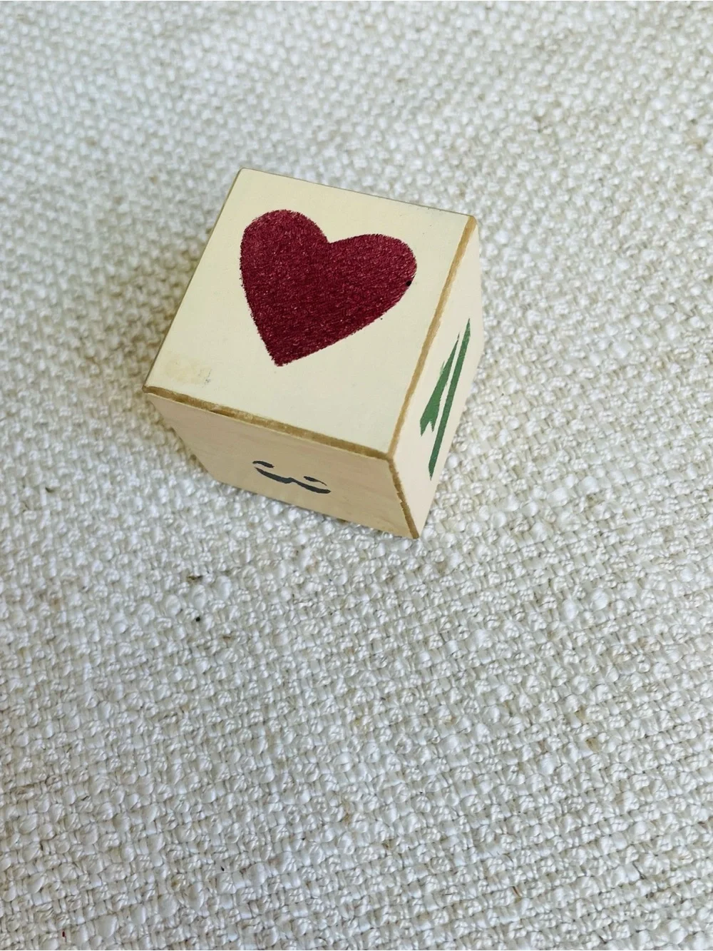 Vintage 90s Wooden Letter Blocks Learning